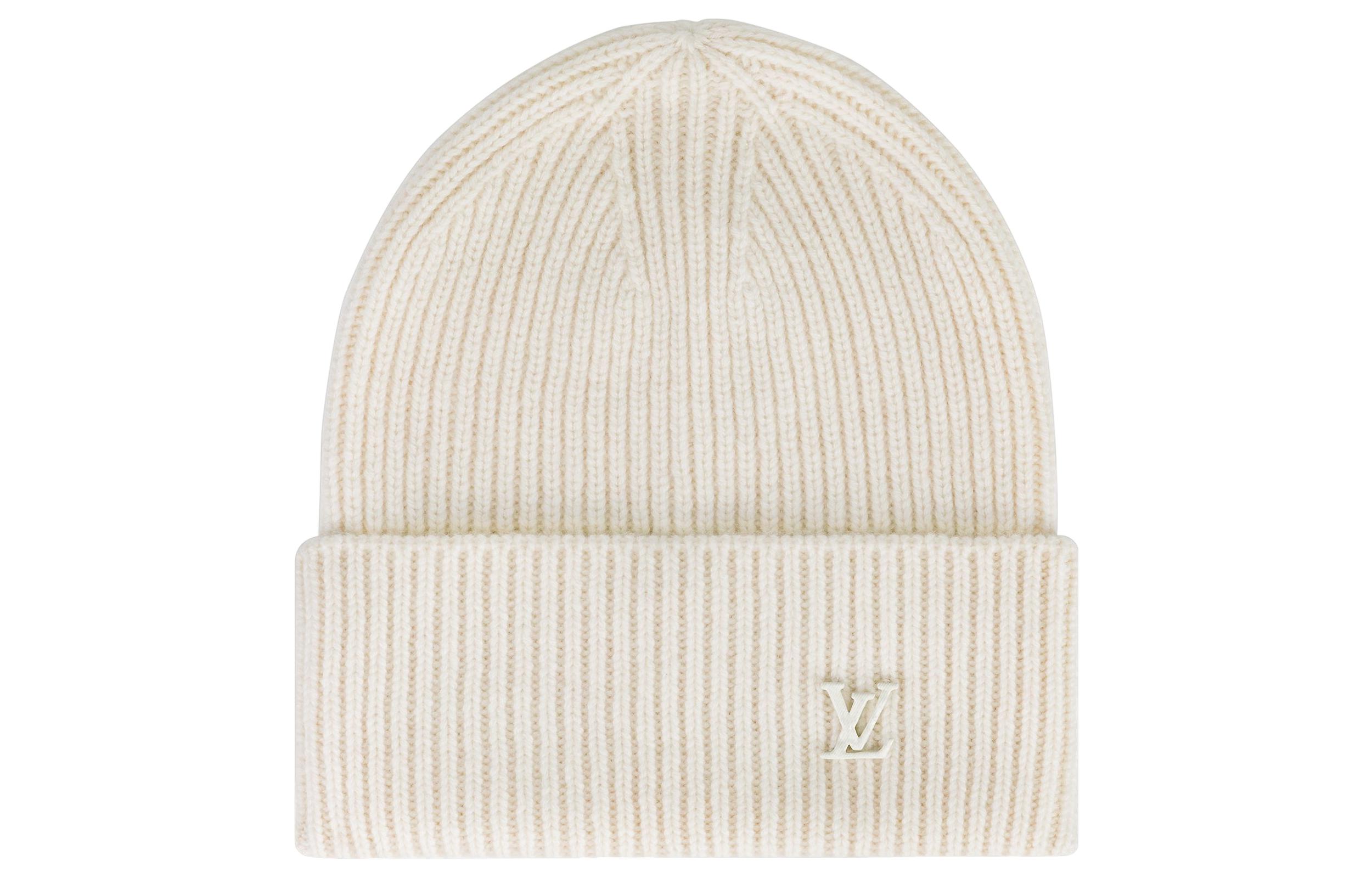 LOUIS VUITTON Alphabet Logo Cashmere Beanie Unisex M77948