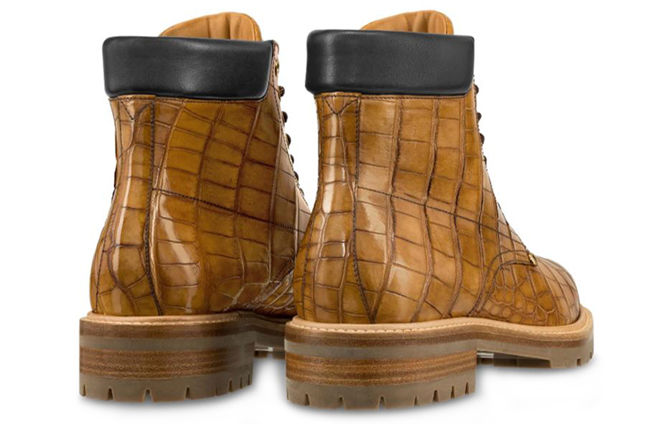 Lookbook Louis Vuitton Enkelboot ''Krokodillenleer Mahoniebruin'' 1A49EU
