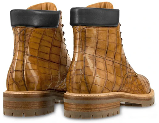 Louis Vuitton Enkelboot ''Krokodillenleer Mahoniebruin'' 1A49EU Lookbook Louis Vuitton Enkelboot ''Krokodillenleer Mahoniebruin'' 1A49EU
