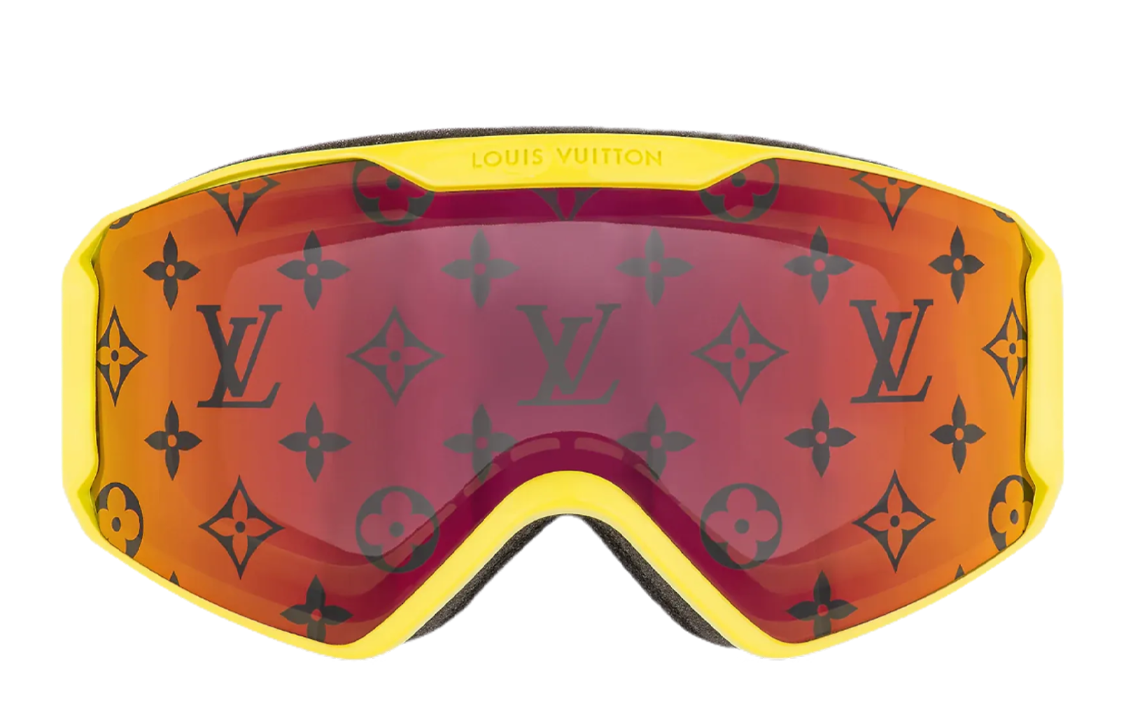 Louis Vuitton Anti-Fog Ski Goggles Monogram Unisex Stylish Comfortable Design Z1574W