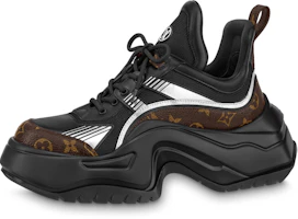 Louis Vuitton Archlight 2.0 Platform Sneakers 'Black White with Brown Monogram' 1ABIHC Louis Vuitton Archlight 2.0 Platform Sneakers 'Black White with Brown Monogram' 1ABIHC