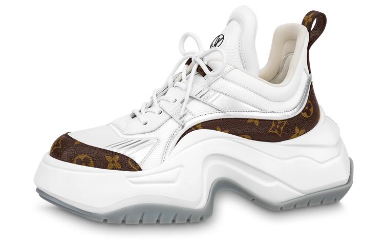Buy LOUIS VUITTON Archlight 2.0 系帶 低筒 運動休閒鞋 男款 白棕色