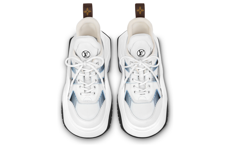 Purchase Louis Vuitton Archlight 2.0 Baskets Plateformes ''Blanc Bleu Gris'' 1ABI4O