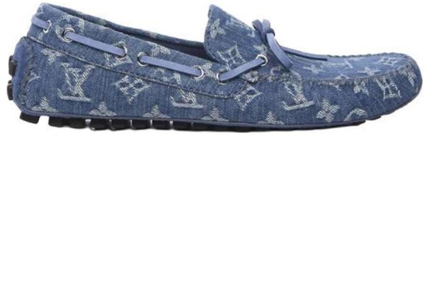 Louis Vuitton Arizona Loafers 'Denim Monogram' 1A80HM Order Louis Vuitton Arizona Loafers 'Denim Monogram' 1A80HM