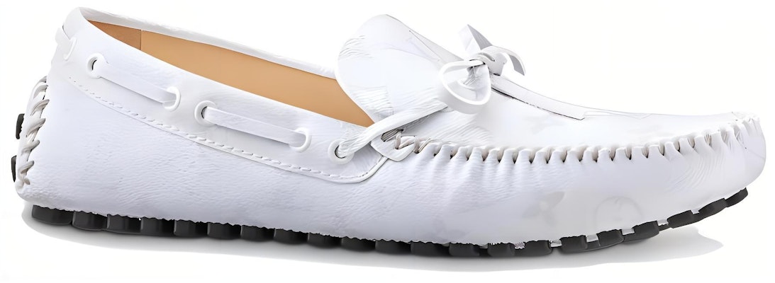 Louis Vuitton Arizona Moccasin 'White Leather' 1A3NBX Order Louis Vuitton Arizona Moccasin 'White Leather' 1A3NBX
