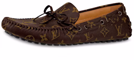 Order 路易威登 Arizona Moccasin 棕色標誌花紋鞋款 1A3NCC