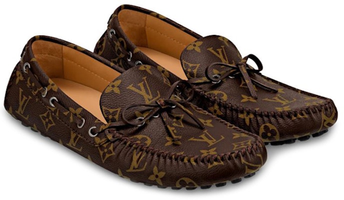 Louis Vuitton Arizona Moccasin Shoes 'Brown Logo Monogram' 1A3NCC Lookbook Louis Vuitton Arizona Moccasin Shoes 'Brown Logo Monogram' 1A3NCC