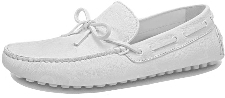 Louis Vuitton Arizona Moccasin Shoes 'White Logo Monogram' 1A5Y93 Buy Louis Vuitton Arizona Moccasin Shoes 'White Logo Monogram' 1A5Y93