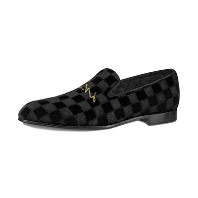 LV Auteuil Velvet Shoes 'Black'