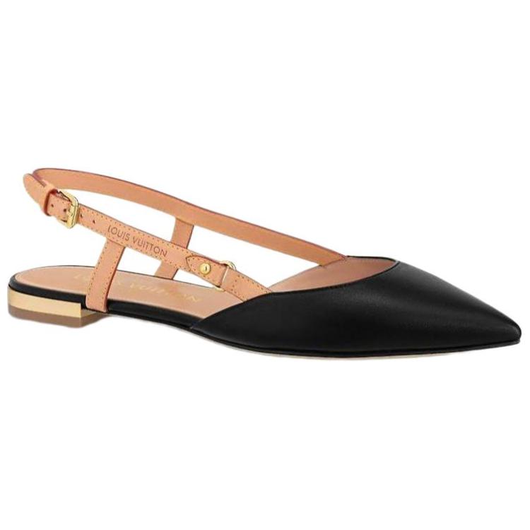 Order Louis Vuitton B Blossom Zapatillas Mujer Casual de Cuero Negro 1ACAXC