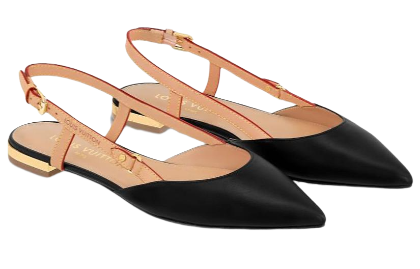 Lookbook Louis Vuitton B Blossom Zapatillas Mujer Casual de Cuero Negro 1ACAXC