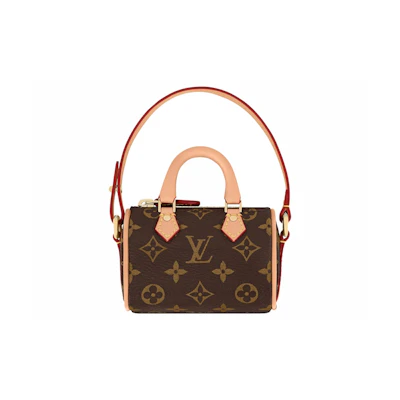Louis Vuitton Bag Charm Speedy Monogram Brown
