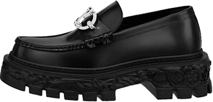 Louis Vuitton Baroque Loafers 'Black' 1AB8UJ Louis Vuitton Baroque Loafers 'Black' 1AB8UJ
