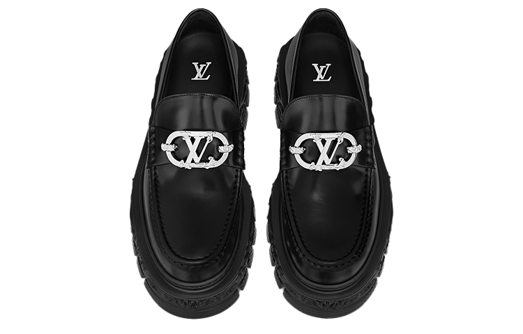 LV Baroque Loafers 'Black' 圖 3