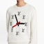 Details for Suéter de punto beige Louis Vuitton Clock Crewneck. 1A8P4C