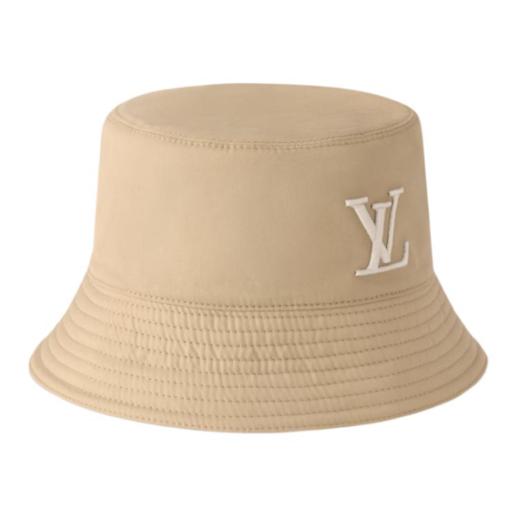 Lookbook LOUIS VUITTON 米色棉質漁夫帽 中性情侶款 時尚設計 M5108M