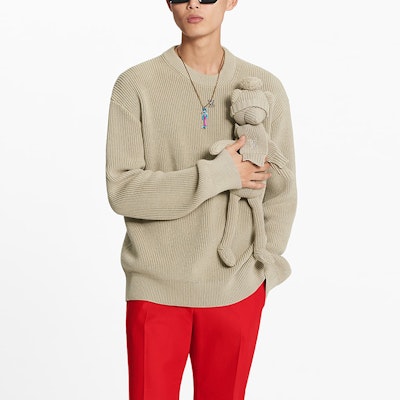 Jersey Beige de Louis Vuitton Cuello Redondo Manga Larga para Hombre/Mujer 1A8P3Y Shop Jersey Beige de Louis Vuitton Cuello Redondo Manga Larga para Hombre/Mujer 1A8P3Y