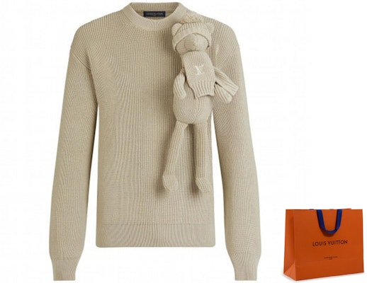 Jersey Beige de Louis Vuitton Cuello Redondo Manga Larga para Hombre/Mujer 1A8P3Y Cheap Jersey Beige de Louis Vuitton Cuello Redondo Manga Larga para Hombre/Mujer 1A8P3Y