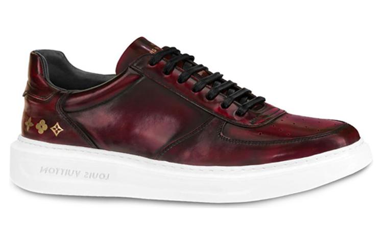 Order Louis Vuitton Beverly Hills Mirror Calfskin Low-Top ''Rot'' 1A46CM
