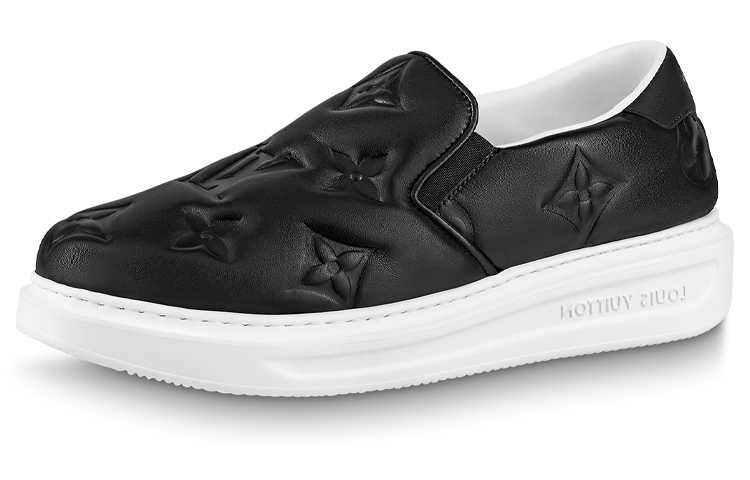 Louis Vuitton Beverly Hills Slip-On 'Black Leather' 1A9ZOW