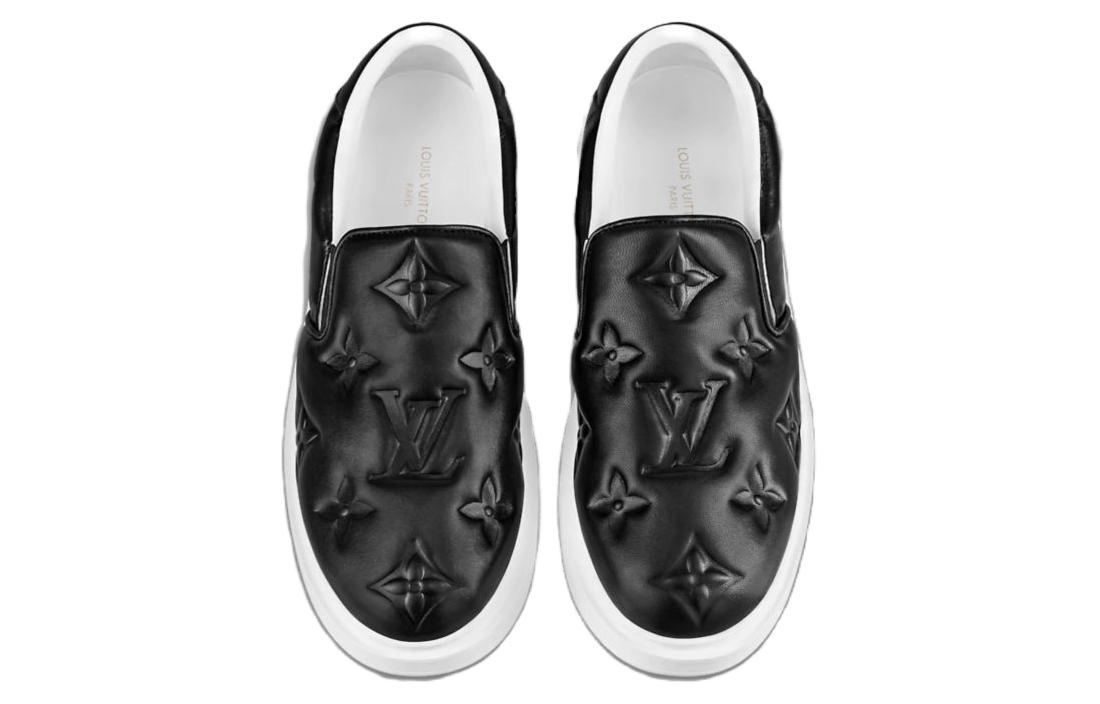 Lookbook 루이비통 베벌리힐스 블랙 레더 슬립온 1A9ZOW