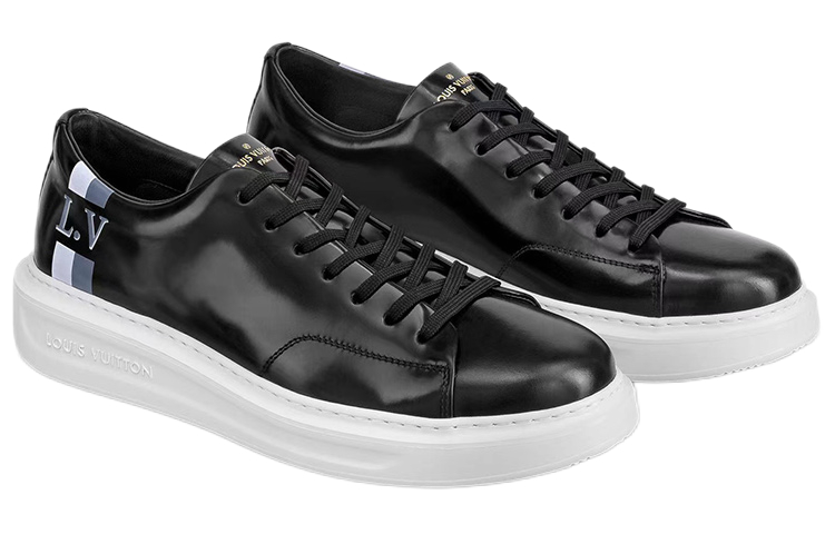 Shop Louis Vuitton Beverly Hills Sneakers 'Hitam' 1A5AVI