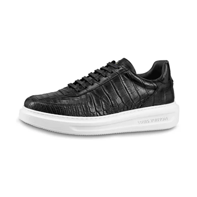 LV Beverly Hills Sneakers 'Black Croc'
