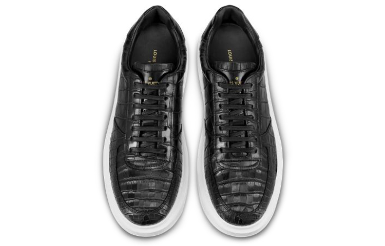 Lookbook 路易威登 Beverly Hills 短吻鱷魚皮 運動鞋 黑色