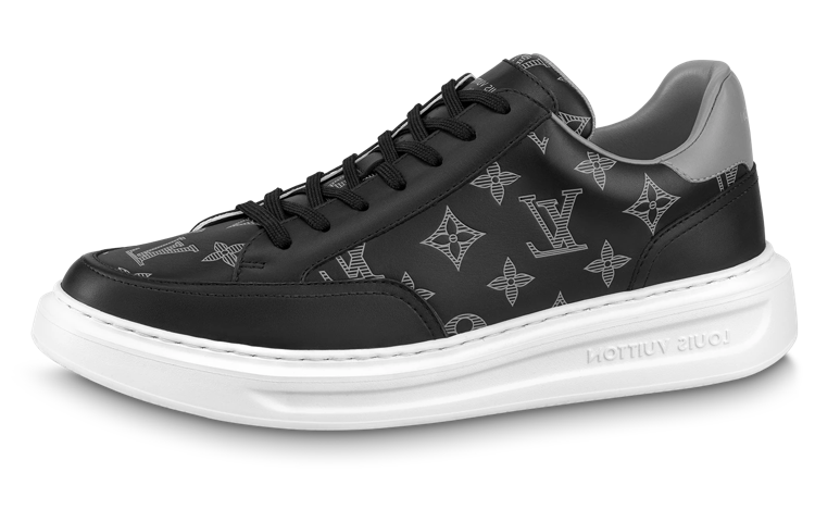Louis Vuitton Beverly Hills Sneakers 'Black Grey Monogram' 1ABMD1