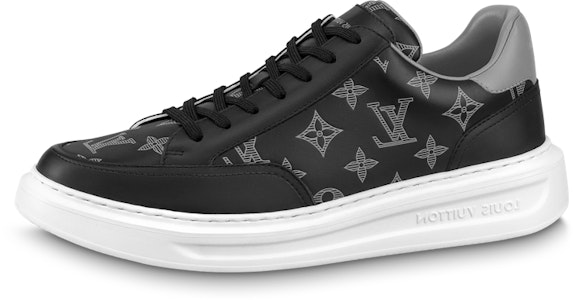 LOUIS VUITTON Beverly Hills 皮革 低筒綁帶 時尚板鞋 男款 黑色 Buy LOUIS VUITTON Beverly Hills 皮革 低筒綁帶 時尚板鞋 男款 黑色