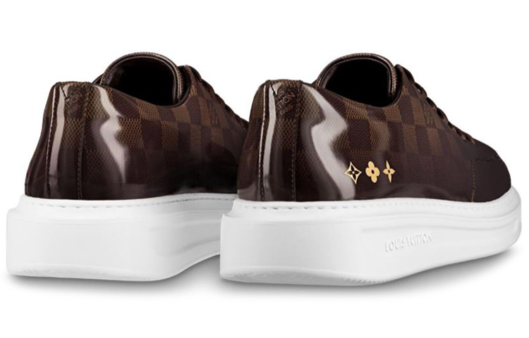 Lookbook Louis Vuitton Beverly Hills Sneakers 'Monogram Coklat' 1A5UF6