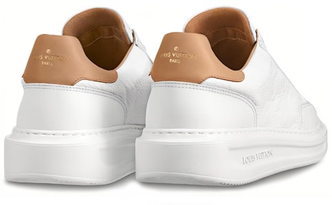 Louis Vuitton Beverly Hills Sneakers 'Putih Monogram dengan Atas Karamel' 1A7WG6 Lookbook Louis Vuitton Beverly Hills Sneakers 'Putih Monogram dengan Atas Karamel' 1A7WG6