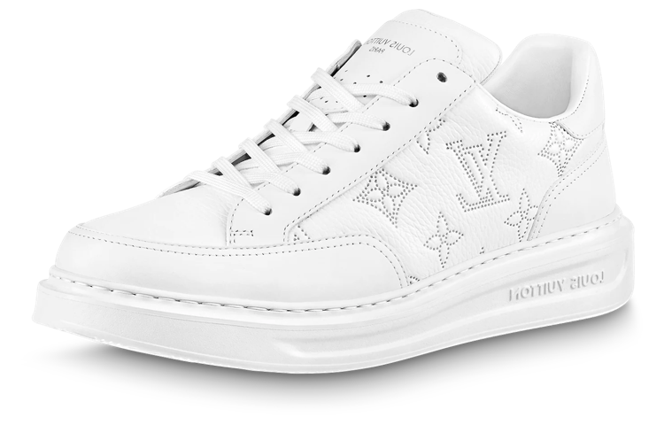 Louis Vuitton Beverly Hills Sneakers 'White with Outline Monogram' 1AAQS6