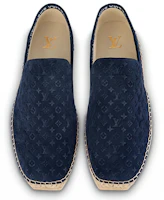 Shop LOUIS VUITTON Bidart 圓頭套腳 漁夫鞋 男款 藏青色