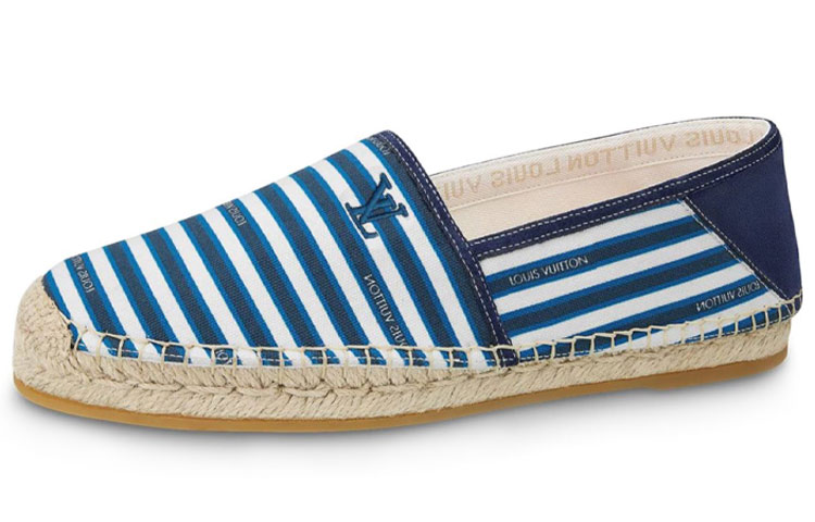 Louis Vuitton Bidart Espadrille 'Blue White Stripe' 1A5ZP4