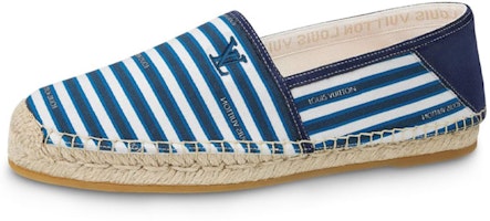 Louis Vuitton Bidart Espadrille 'Blue White Stripe' 1A5ZP4 Louis Vuitton Bidart Espadrille 'Blue White Stripe' 1A5ZP4
