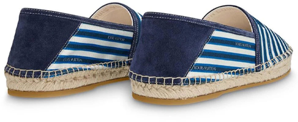 Louis Vuitton Bidart Espadrille 'Biru Putih Berjalur' 1A5ZP4 Shop Louis Vuitton Bidart Espadrille 'Biru Putih Berjalur' 1A5ZP4