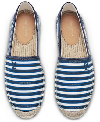 Louis Vuitton Bidart Espadrille 'Biru Putih Berjalur' 1A5ZP4 Purchase Louis Vuitton Bidart Espadrille 'Biru Putih Berjalur' 1A5ZP4