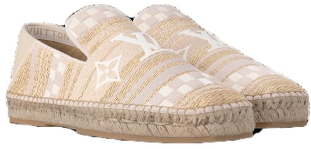 Kasut Espadrille Louis Vuitton Bidart 'Beige Kuning' 1ABNYU Order Kasut Espadrille Louis Vuitton Bidart 'Beige Kuning' 1ABNYU