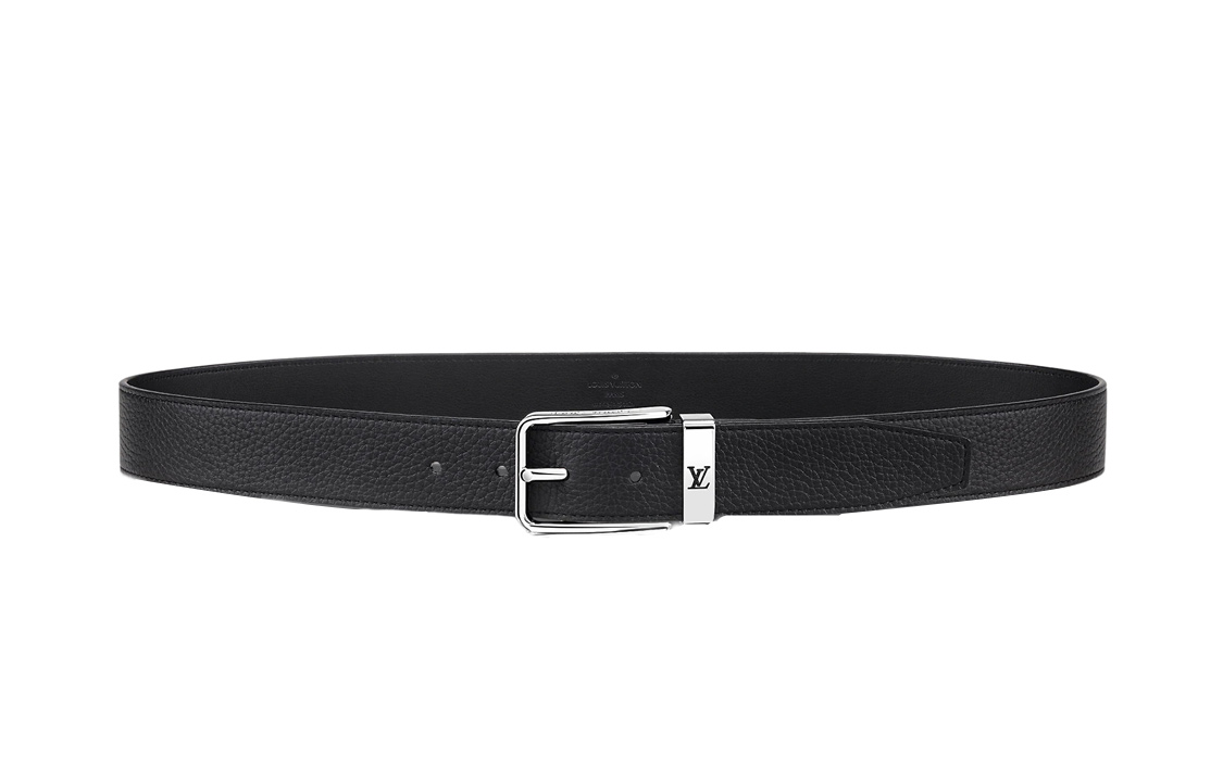 Louis Vuitton Black Belt 35cm - Classic Casual Fashion with Pin Buckle M6065S