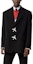 Shop LOUIS VUITTON Black Casual Blazer with Airplane Button Design. 1A973D