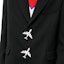 Details for LOUIS VUITTON Black Casual Blazer with Airplane Button Design. 1A973D