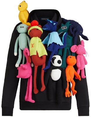 Louis Vuitton Black Casual Pullover Sweatshirt with Doll Accessories 1A8PG5 Buy Louis Vuitton Black Casual Pullover Sweatshirt with Doll Accessories 1A8PG5