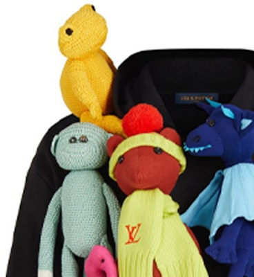 Louis Vuitton Black Casual Pullover Sweatshirt with Doll Accessories 1A8PG5 Details for Louis Vuitton Black Casual Pullover Sweatshirt with Doll Accessories 1A8PG5