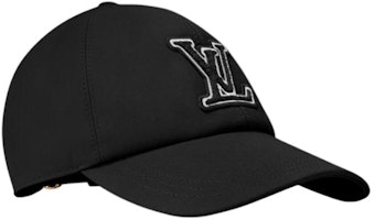 Louis Vuitton Black Cotton Baseball Cap with Front LV Logo Unisex Couple Style. m7282m Louis Vuitton Black Cotton Baseball Cap with Front LV Logo Unisex Couple Style. m7282m