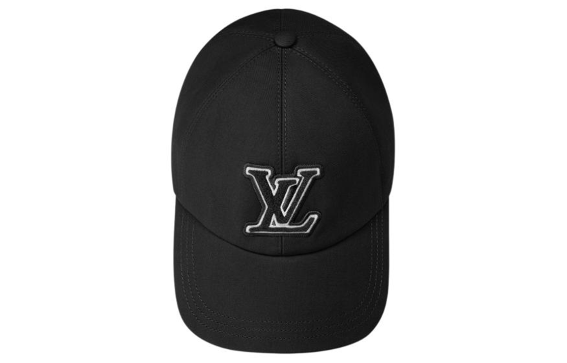 Details for 路易威登黑色棉质棒球帽 前置LV标志 男女同款情侣帽 m7282m