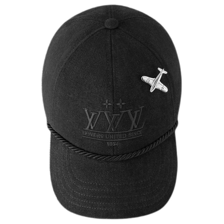 Purchase 路易威登男士黑色棉质金属棒球帽 - 原创设计 M5012M