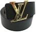 Purchase Sabuk Louis Vuitton Kulit Hitam dengan Gesper Logo, Lebar 4cm. M9151