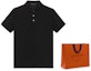 Sizing LOUIS VUITTON Baju Polo Lengan Pendek Logo Sulam Hitam. 1A1S8A