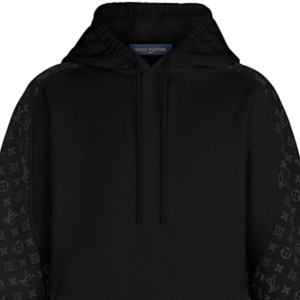 Louis Vuitton Black Monogram Round Print Hoodie 1A8FHC 圖 7